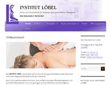 Tablet Screenshot of institutloebel.at